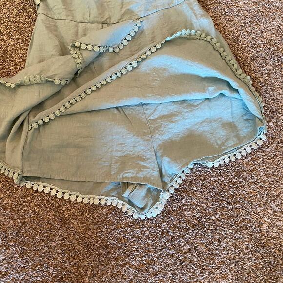 Twenty Ten sage green strapless romper - Picture 7 of 9